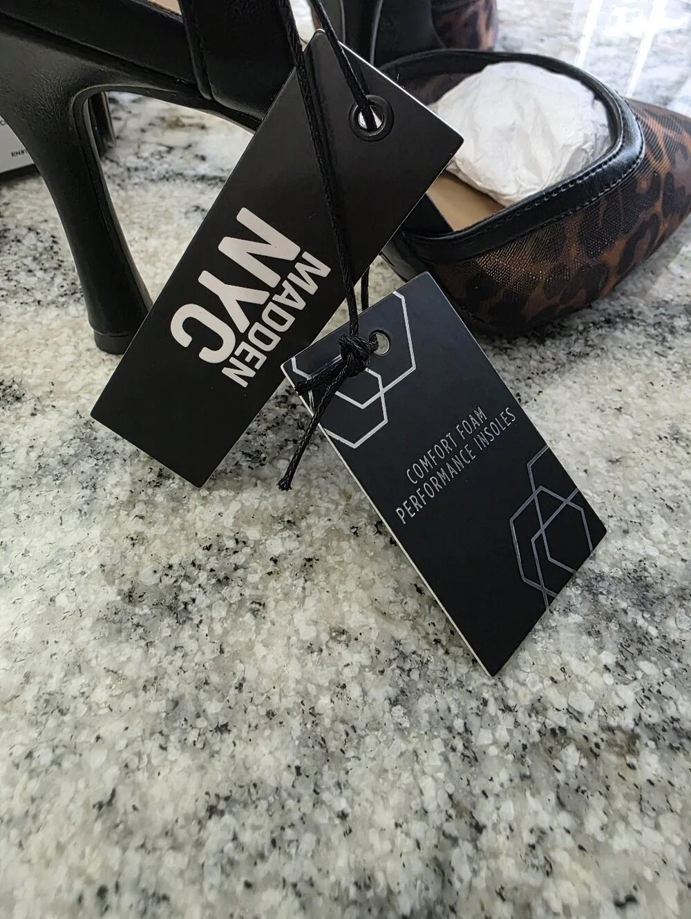 Madden NYC Women's Mesh Pointed Toe Heels. NEW!